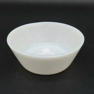 Federal Glass Milk Glass Small Bowl Vintage